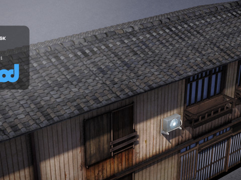 Haus im japanischen Stil 0028 3D Modell