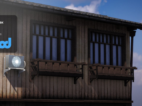 Haus im japanischen Stil 0028 3D Modell