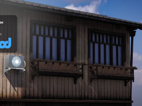 Japanese Style House 0028 3D Model