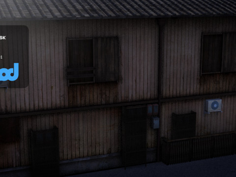 Haus im japanischen Stil 0028 3D Modell