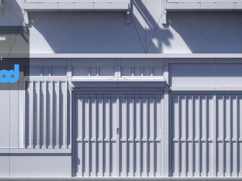 Japanese Style House 0028 3D Model
