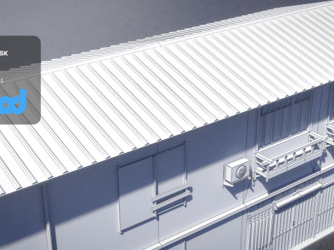 Haus im japanischen Stil 0028 3D Modell