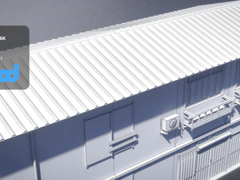 Japanese Style House 0028 3D Model