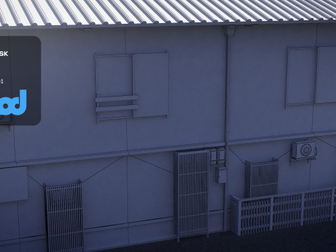 Haus im japanischen Stil 0028 3D Modell