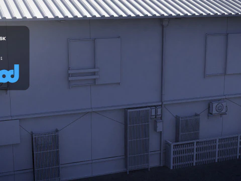 Japanese Style House 0028 3D Model