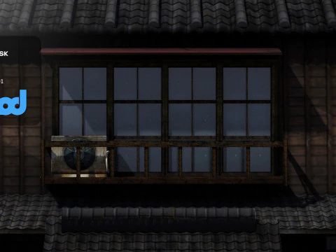 和風住宅 0032 3Dモデル