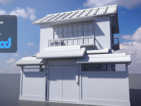 Japanese Style House 0032 3Dモデル