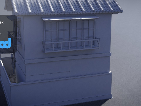 Japanese Style House 0032 3Dモデル