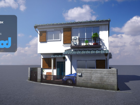 Japanese Apartment 0004 3Dモデル