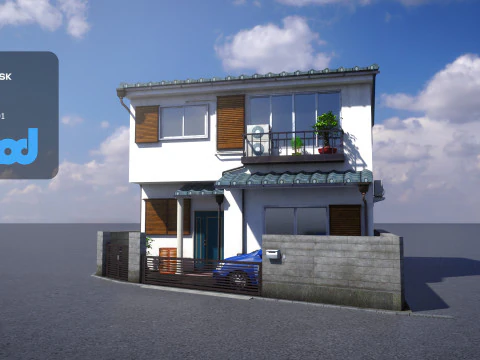 Japoński apartament 0004 Model 3D