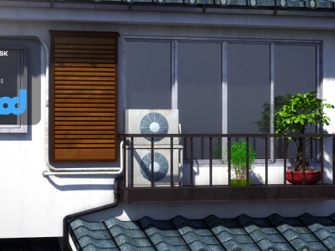 Japanese Apartment 0004 3D Model
