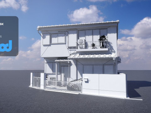 Japanese Apartment 0004 3Dモデル