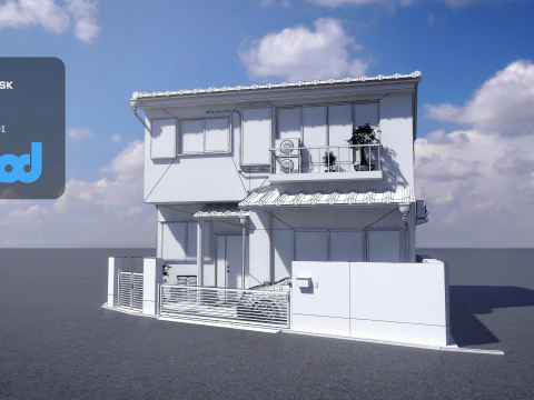 Japanese Apartment 0004 3D Model