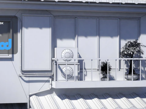 Japanese Apartment 0004 3D Model