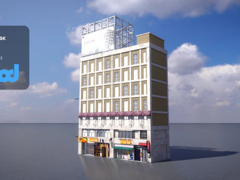 काबुकीचो बिल्डिंग 0002 3D मॉडल