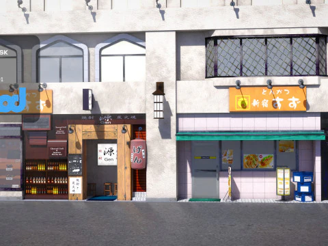 Kabukicho Building 0002 3D Model