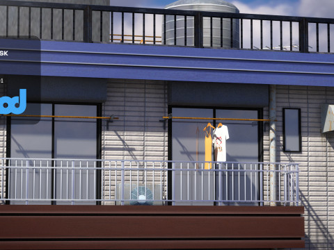 Japanese Apartment 0005 3D Model