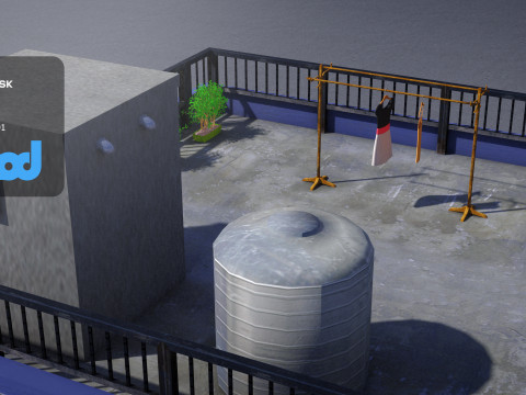 Japanese Apartment 0005 3D Model