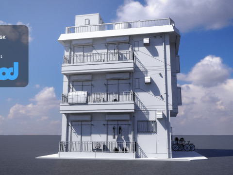 Japanese Apartment 0005 3D Model