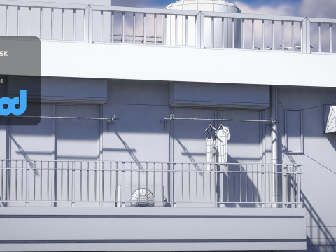 Japanese Apartment 0005 3D Model