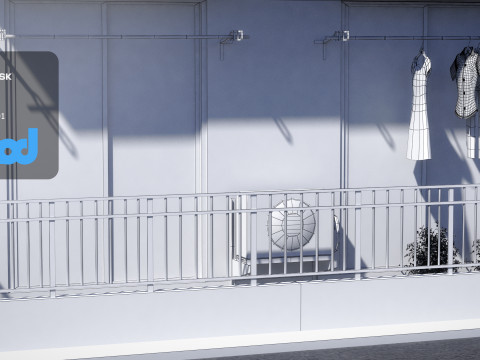 Japanese Apartment 0005 3D Model