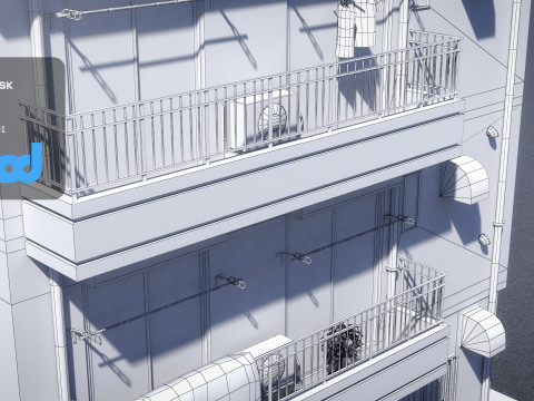 Japanese Apartment 0005 3D Model