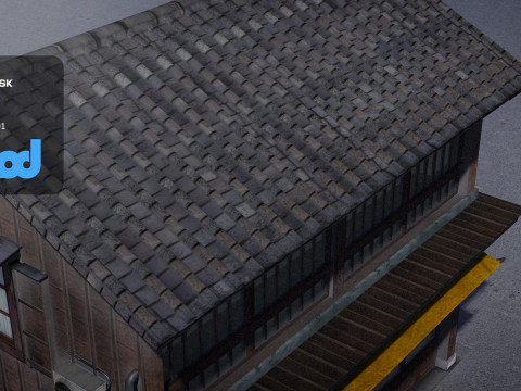 Japanese Style House 0011 3D Model