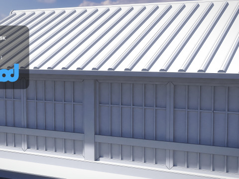 Japanese Style House 0011 3D Model