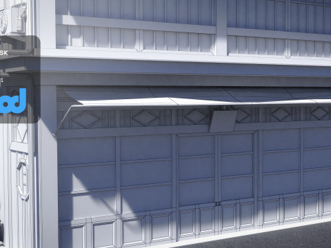 Japanese Style House 0011 3D Model