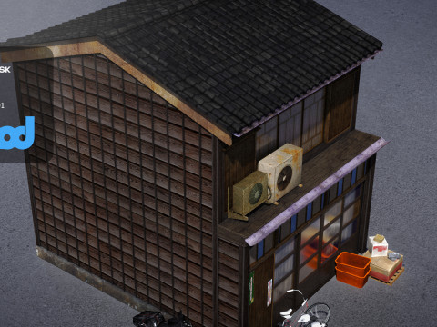 Japanese Style House 0018 Modello 3D