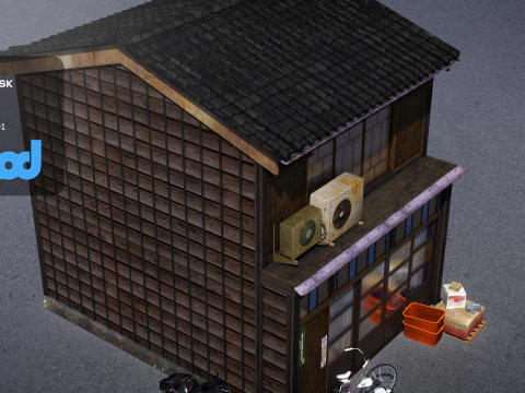 Japanese Style House 0018 3D Model