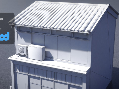 Japanese Style House 0018 Modello 3D