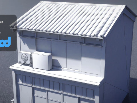 Japanese Style House 0018 3D Model