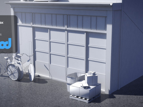 Japanese Style House 0018 Modello 3D