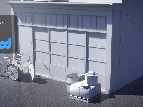 Japanese Style House 0018 3D Model