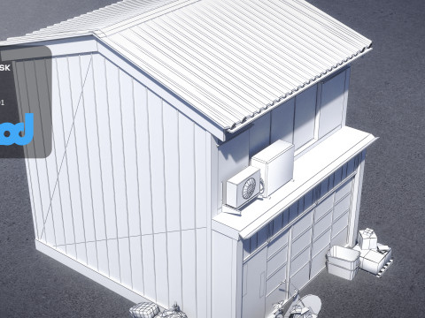 Japanese Style House 0018 Modello 3D