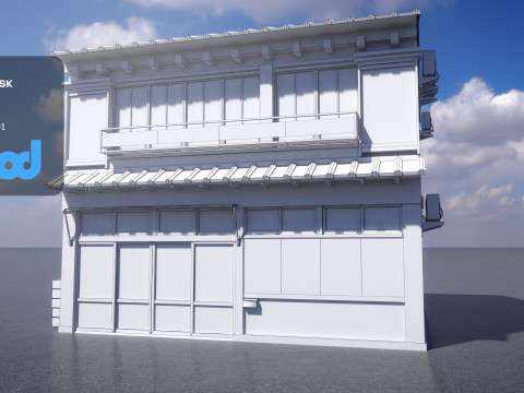 Japanese Style House 0012 3Dモデル
