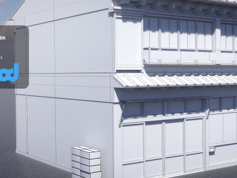 Japanese Style House 0012 3Dモデル