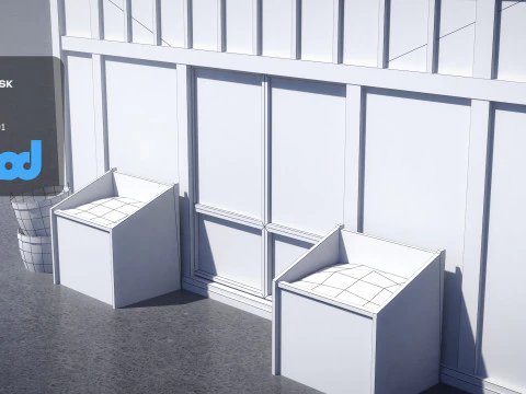 Japanese Style Rice Shop 0025 3D Model