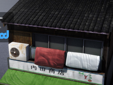 Japanese Store 0036 Modelo 3D