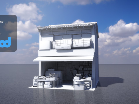 Japanese Store 0036 Modelo 3D