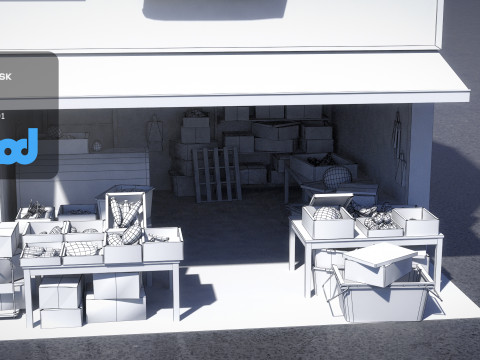 Japanese Store 0036 Modelo 3D