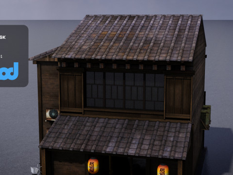 Japanese Style House 0013 3Dモデル