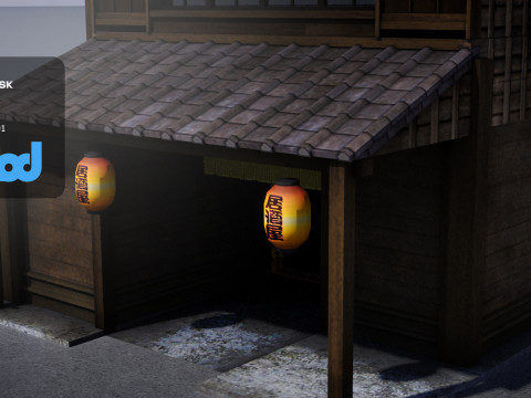 Japanese Style House 0013 3Dモデル