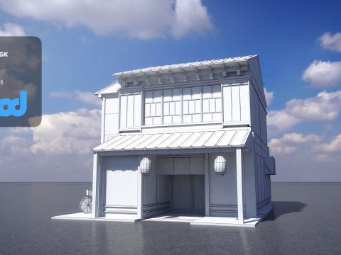 Japanese Style House 0013 3Dモデル