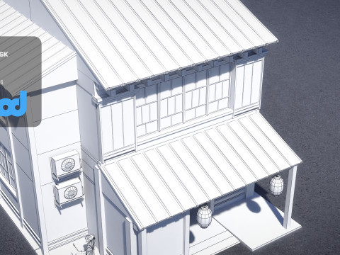 Japanese Style House 0013 3Dモデル