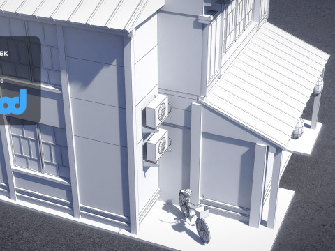 Japanese Style House 0013 3Dモデル