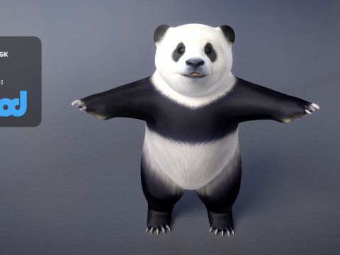 Panda 3Dモデル