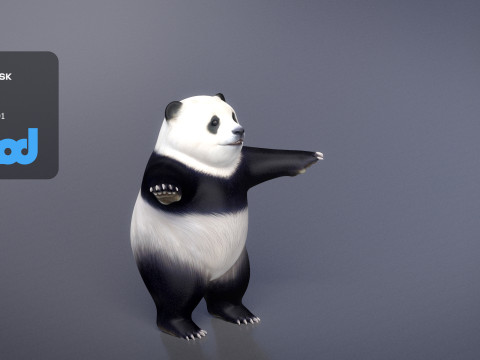 Panda 3D Модель