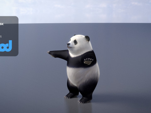 Panda 3D Модель